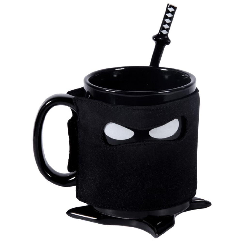 Ninja Mug Samurai Spoon And Ninja Star Coaster – STARBREW