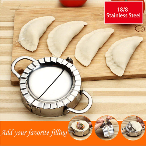 Stainless Steel Dumpling Ravioli Maker Press, Easy-tool For